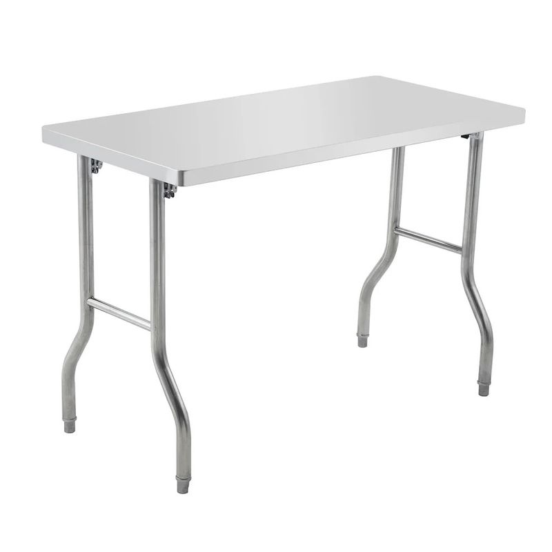 Stainless Steel Worktable Folding Prep Station