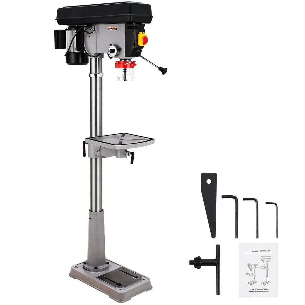 15 Inch 120V Copper Motor Drill Press, 3084 RPM