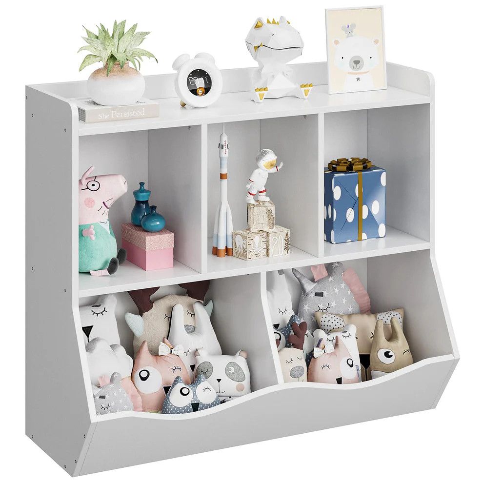 Kids Bookshelf, Toy Storage Organizer