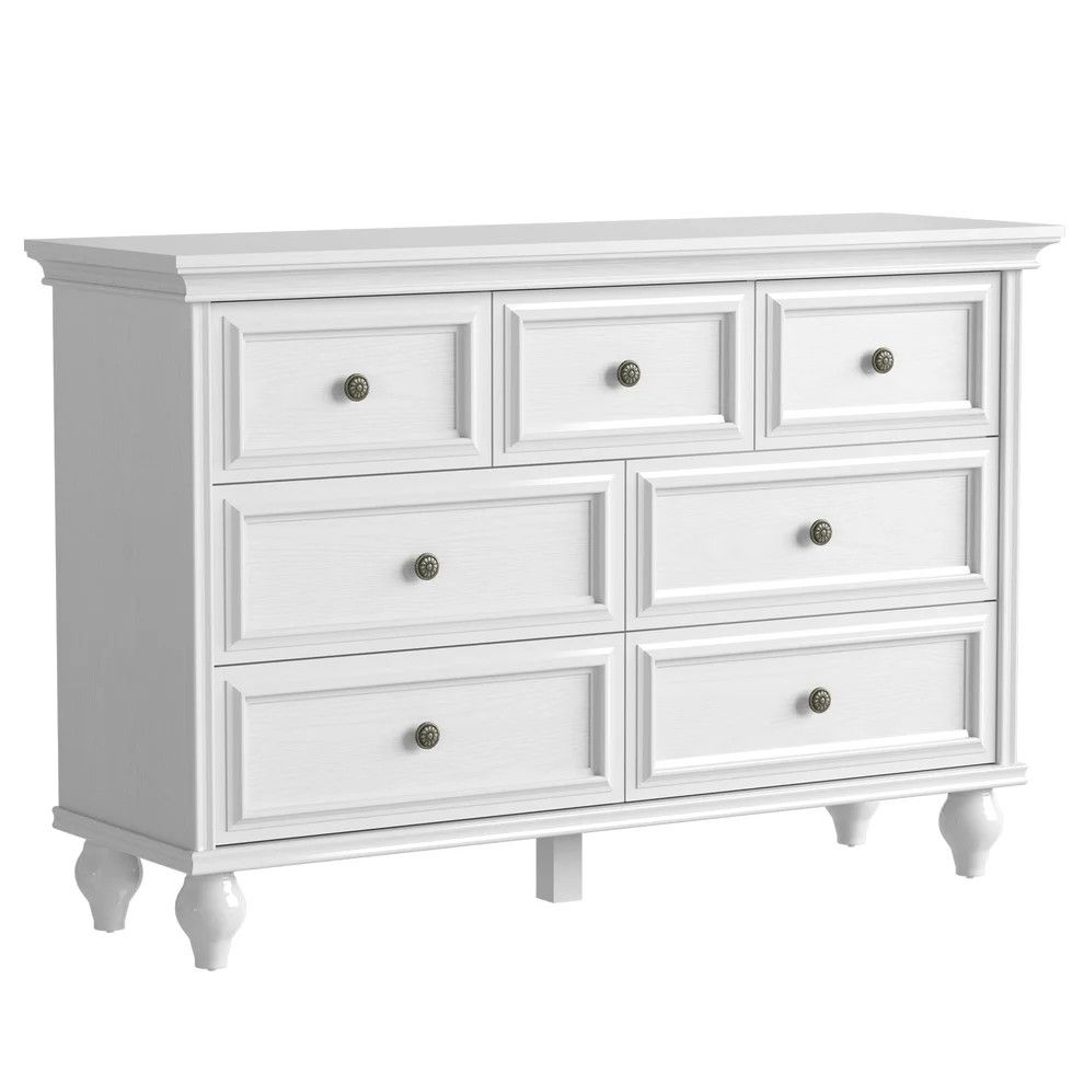 7 Drawer Vintage Dresser