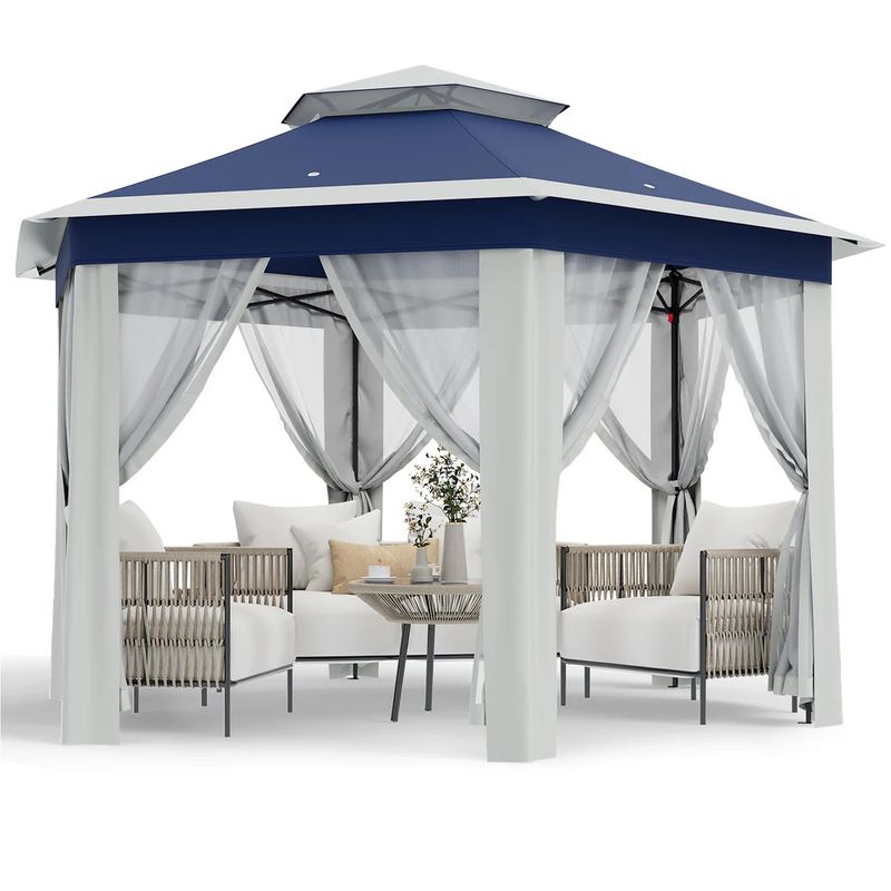 13'x13' Pop Up Screen Tent with Mosquito Netting