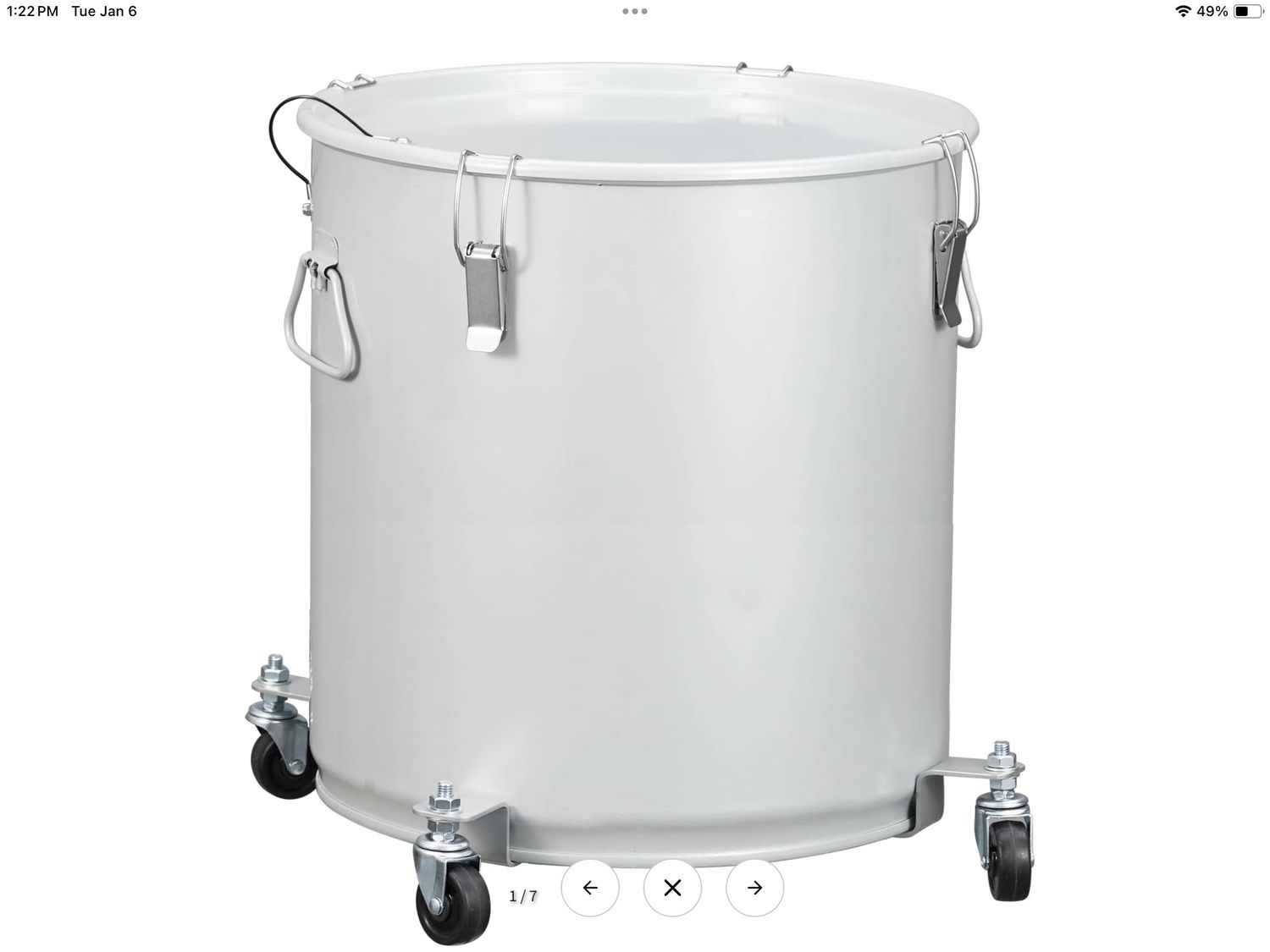 Fryer grease bucket 16 gallon