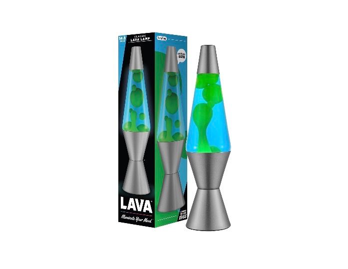 Lava® Lamp - 14.5" Deep Ocean - Yellow/Green Wax and Blue Liquid