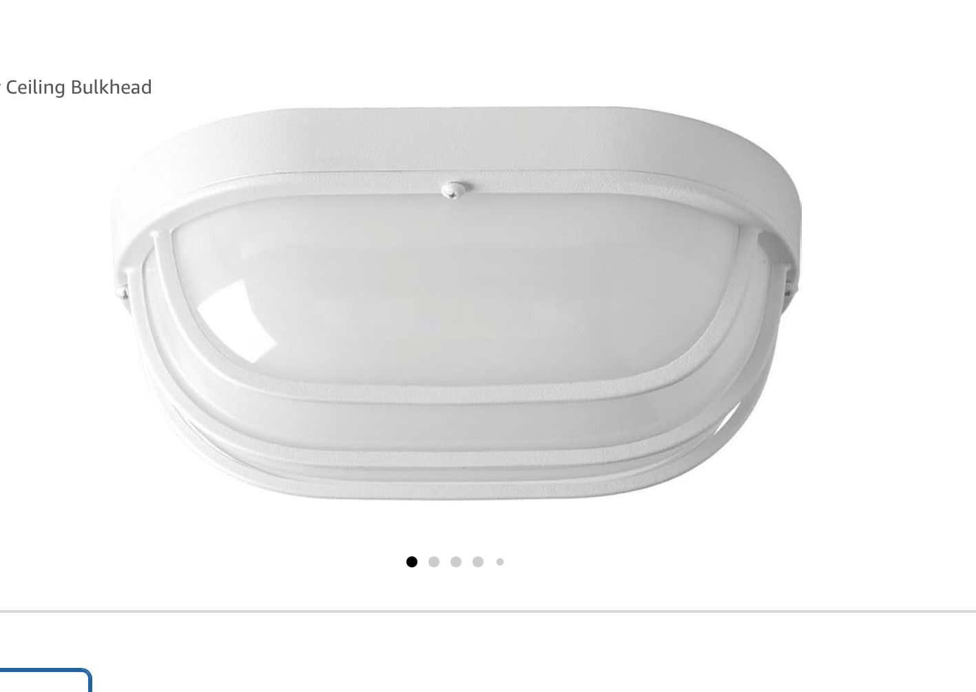 One-Light 10-1/2" LED Wall or Ceiling Bulkhead