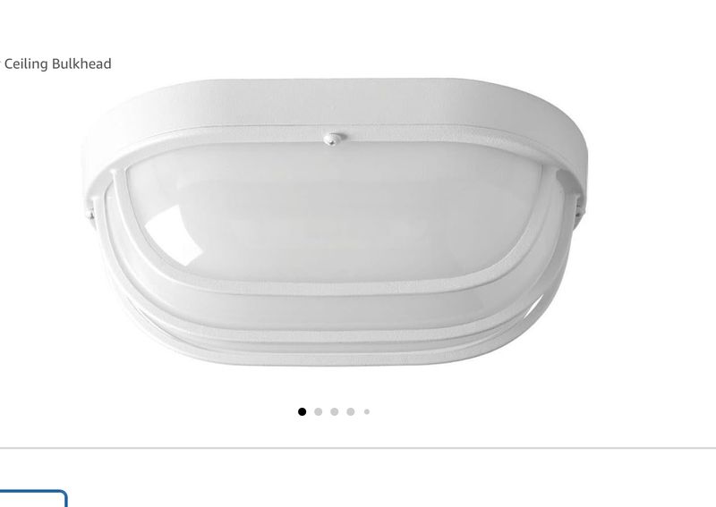 One-Light 10-1/2" LED Wall or Ceiling Bulkhead