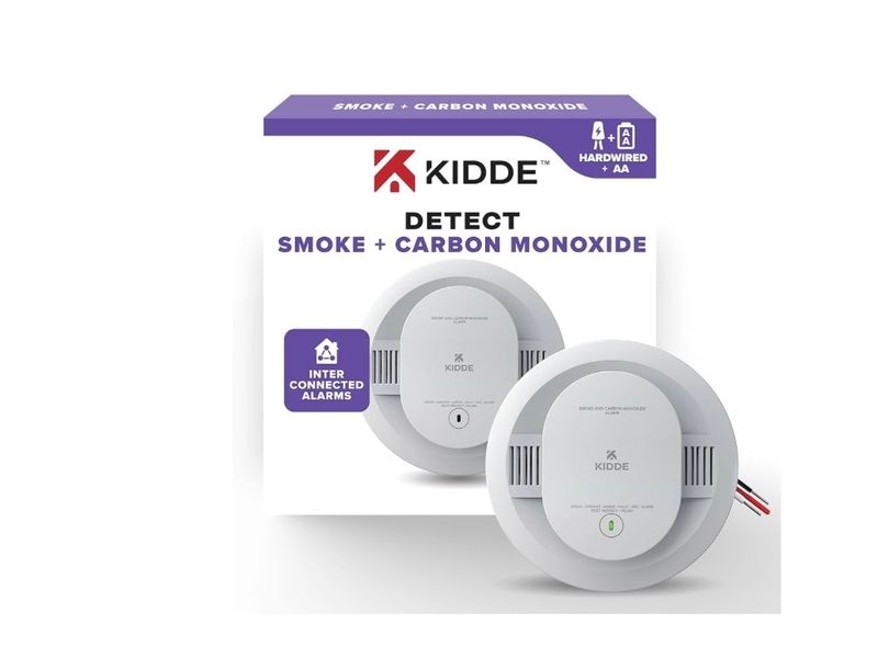 Smoke/Carbon Monoxide Detector, 10-Year Battery Powered