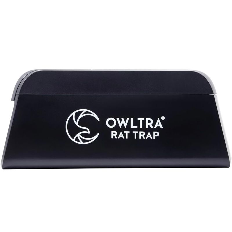 OWLTRA OW-1 Indoor Electric Rat Trap,  Rodent Zapper -Pet Safe Trigger (Black/Large)
