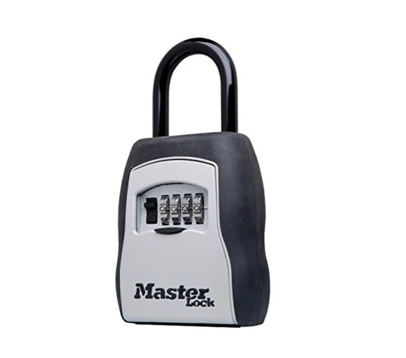 Master Lock Key Lock Box, Outdoor Resettable Code, Black