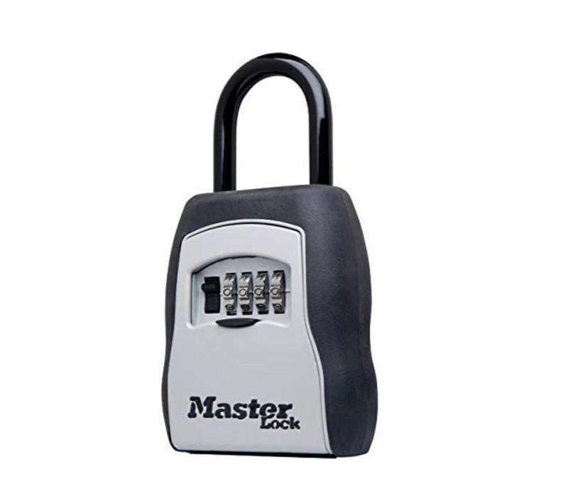 Master Lock Key Lock Box, Outdoor Resettable Code, Black