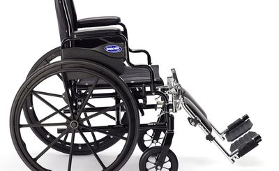 Wheelchair Desk Length Conventional Arm Clothing Guard w/ Screws/ Decal (Pair)