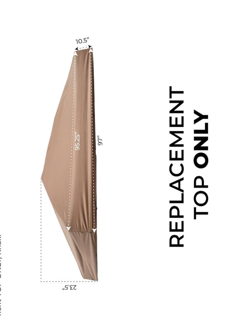 IMPACT CANOPY Pop up Canopy Replacement TOP ONLY, Khaki