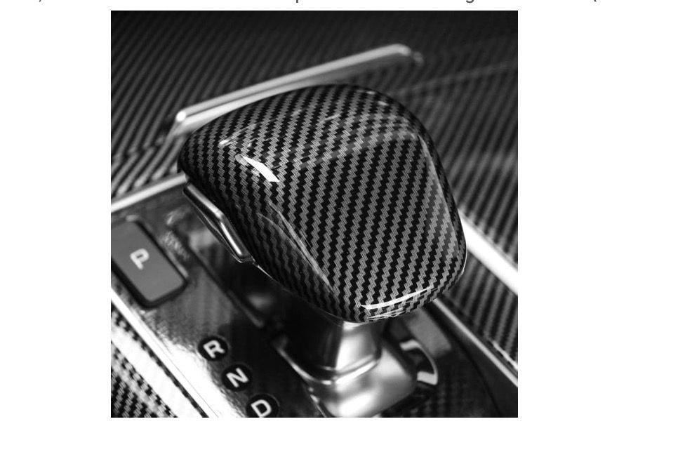 Pattern Gear Shift Knob Cover Shell [ Kia -2018 - 2023]