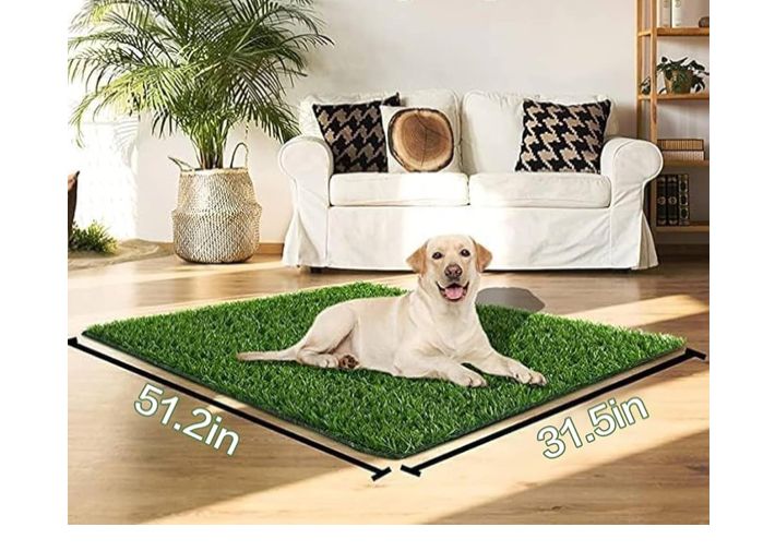 Dog Grass Pad,51.2x31.5In Fake Grass for Dogs, Indoor Outdoor
