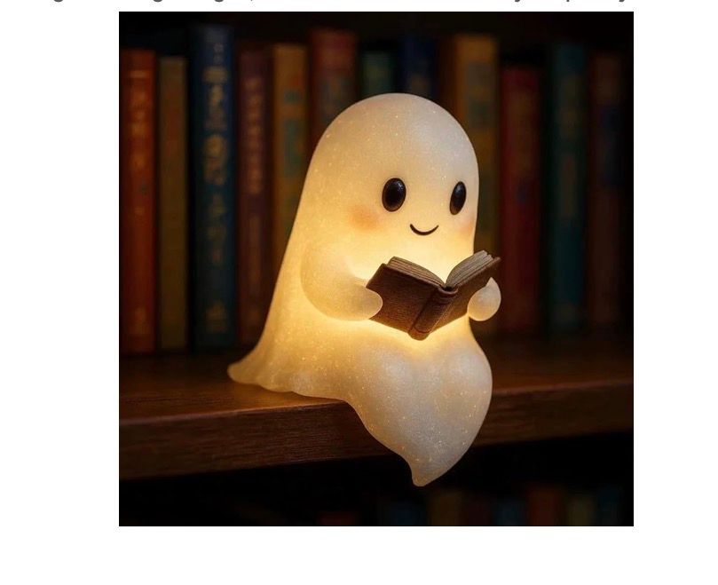 Halloween Ambiance Lamp –  Night Light, with USB Plug (Reading)