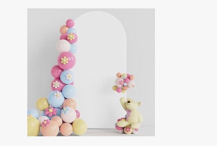 Wedding Arch Cover 6FT White Spandex