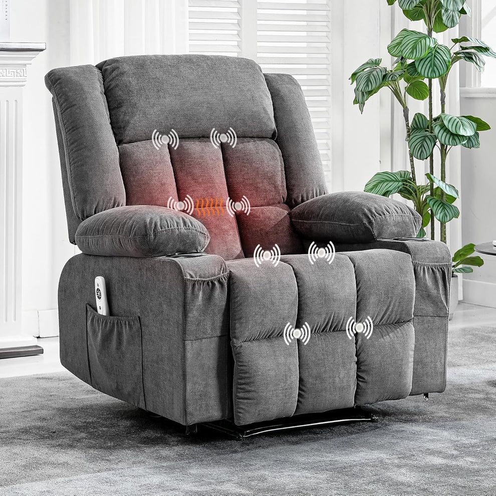 Recliner Chair with Heat Massage