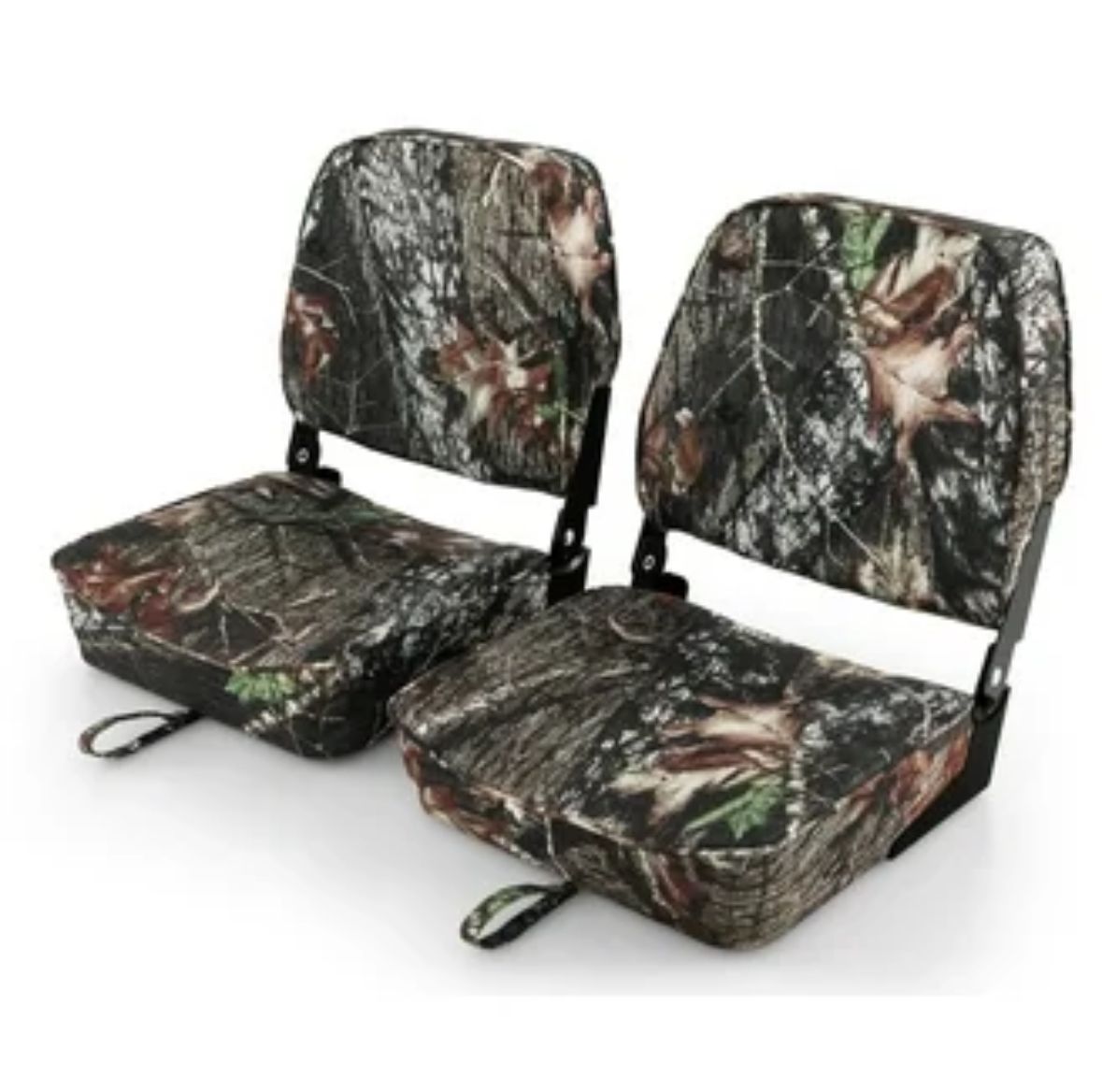 2 pack camouflage folding boat seats