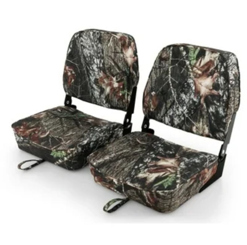 2 pack camouflage folding boat seats