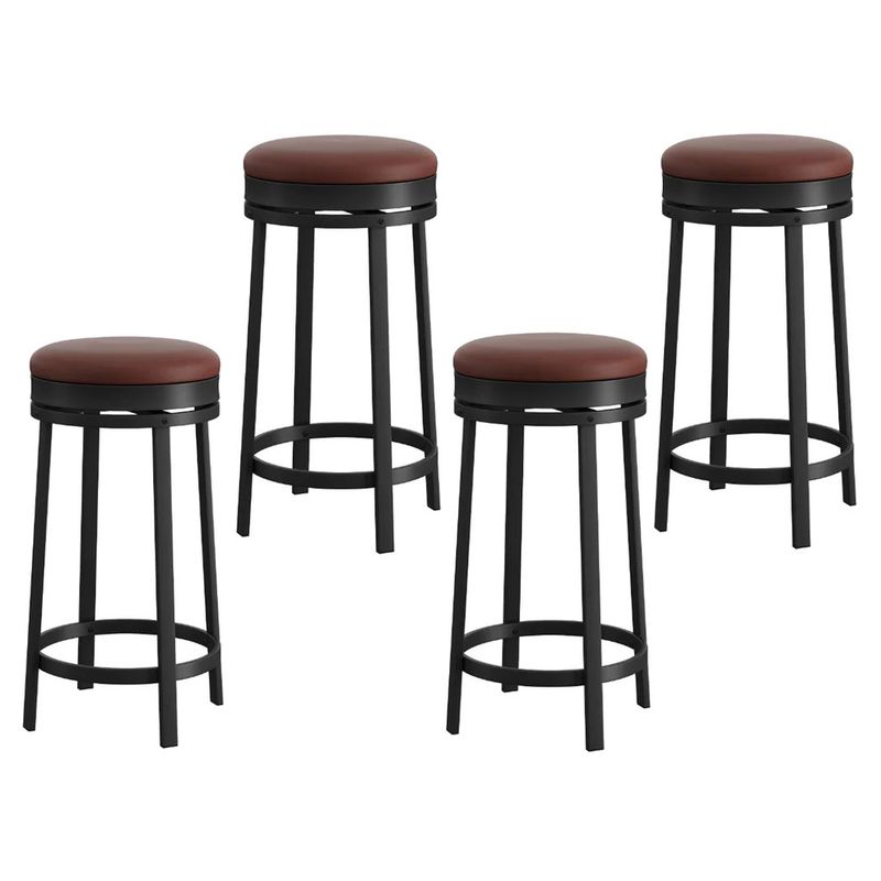 24'' Swivel Bar Stools Set of 4