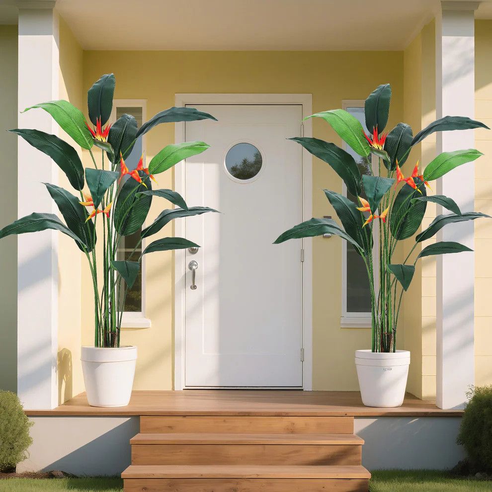 Artificial Bird of Paradise Plant 7FT Set of 2