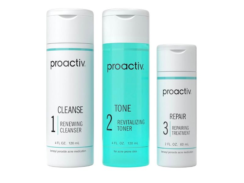 Proactive 3 step face wash