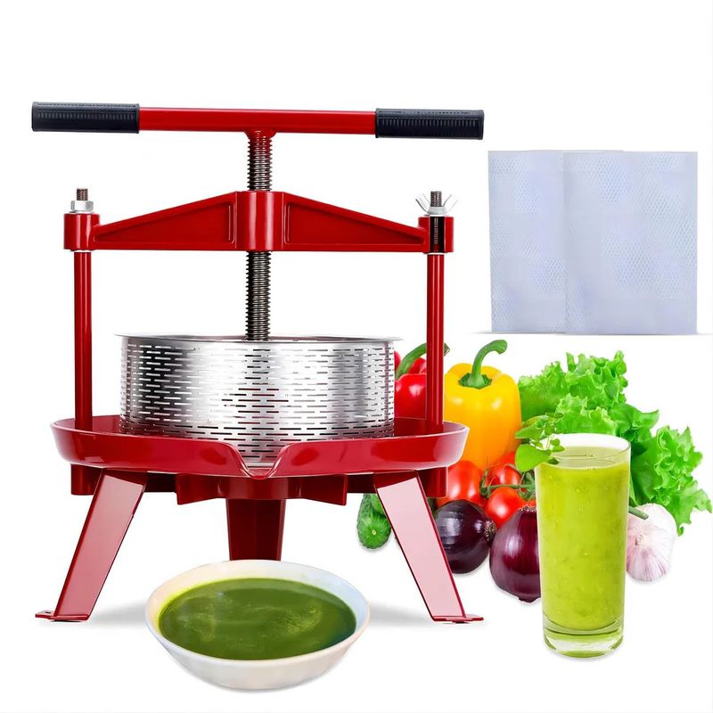 1.32 Gal/5L Stainless Steels Fruit Wine Press