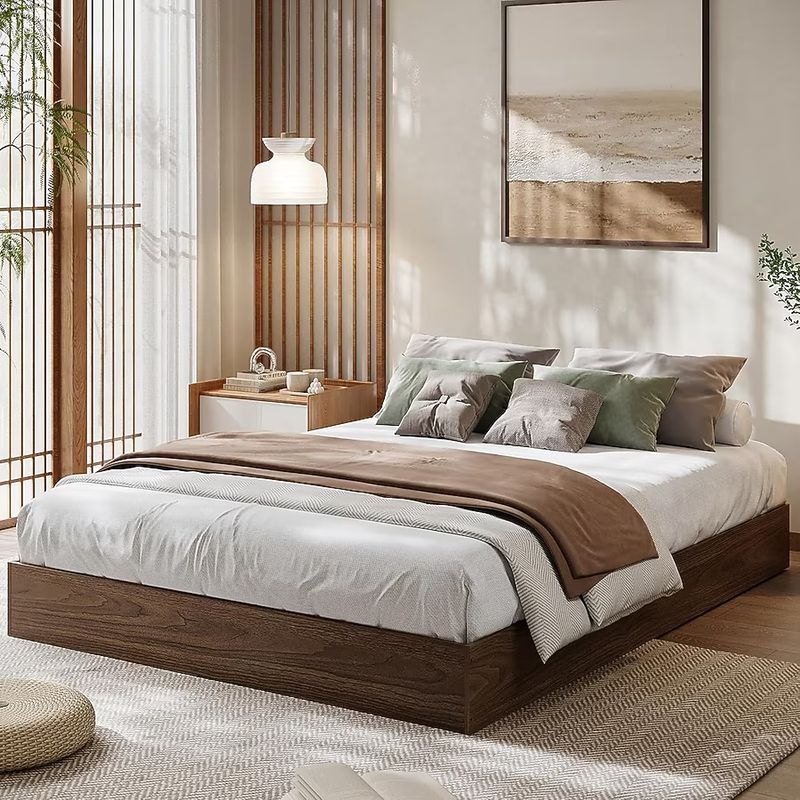 California King Size Wood Platform Bed Frame