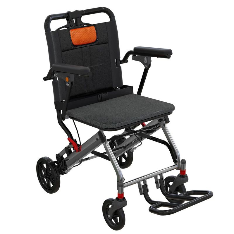 Ultra Lightweight Elderly Transport Wheelchair