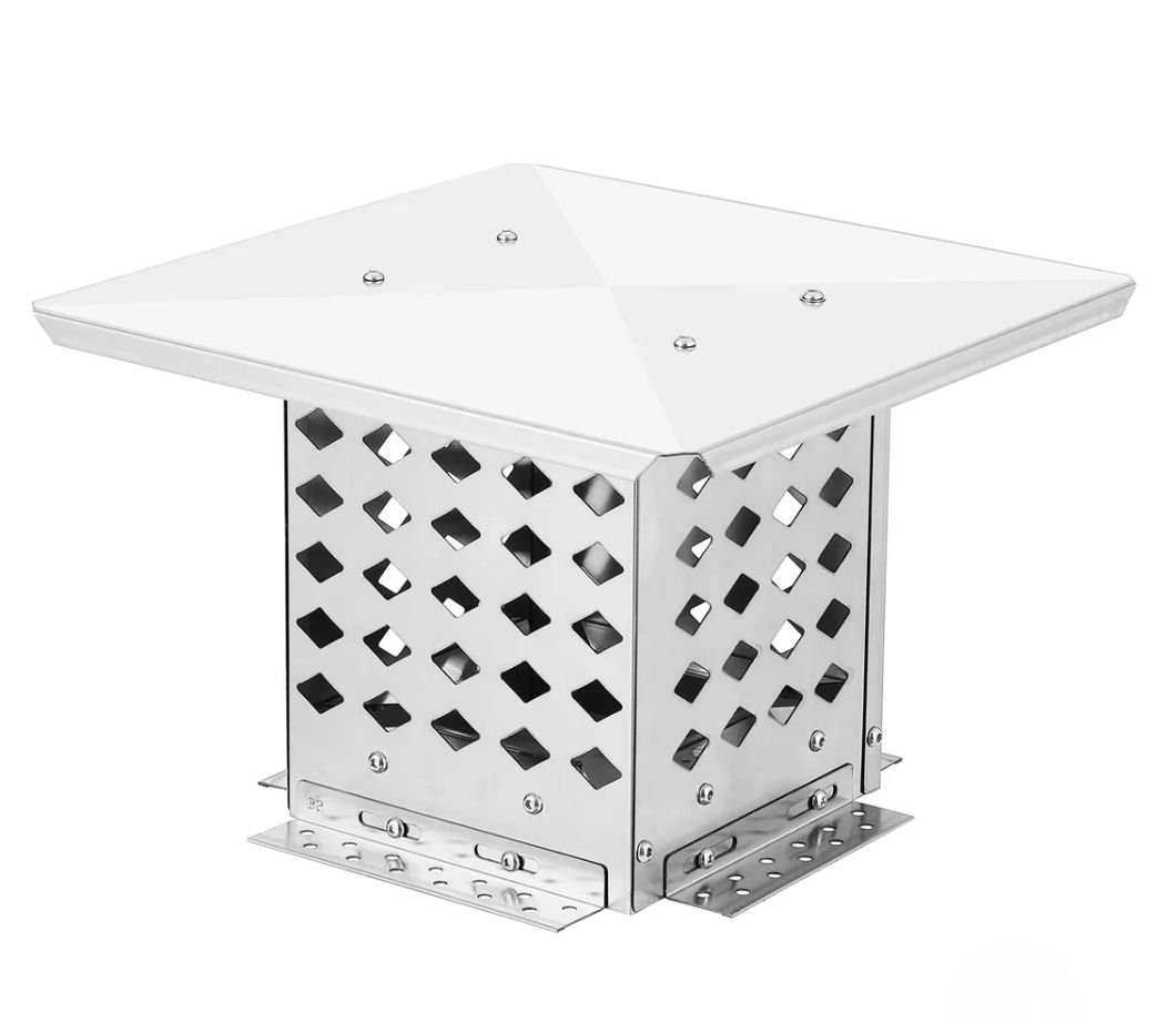 8” x 8” chimney cap - stainless steel