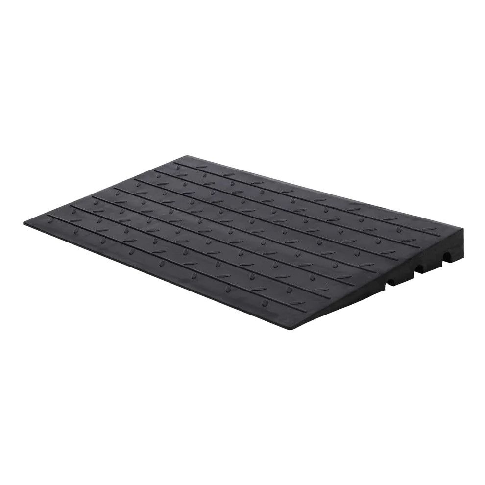 24x42x4 Inch - Heavy Duty Rubber Curb Ramp 4"