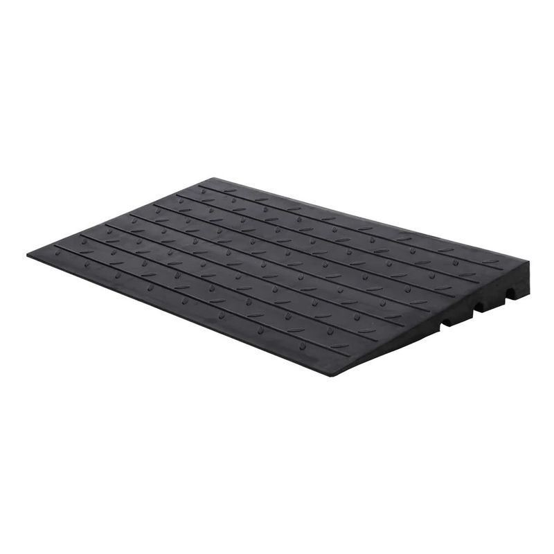 24x42x4 Inch - Heavy Duty Rubber Curb Ramp 4"