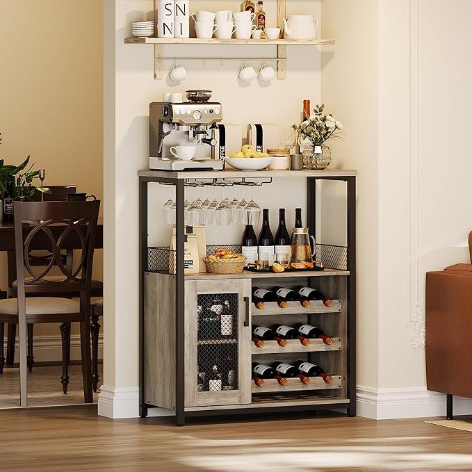 Wine Bar Rack Cabinet