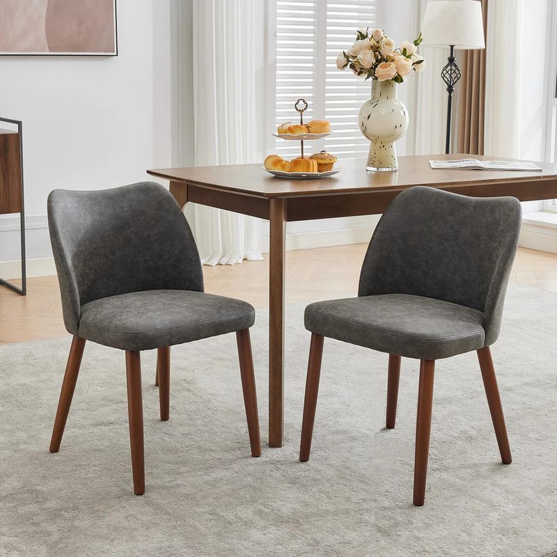 Set of 2 Mid Century Modern Dining Chairs