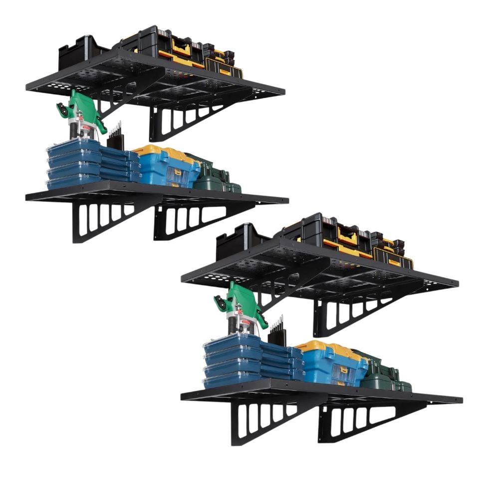 4-Pack 2x3ft Garage Wall Shelving