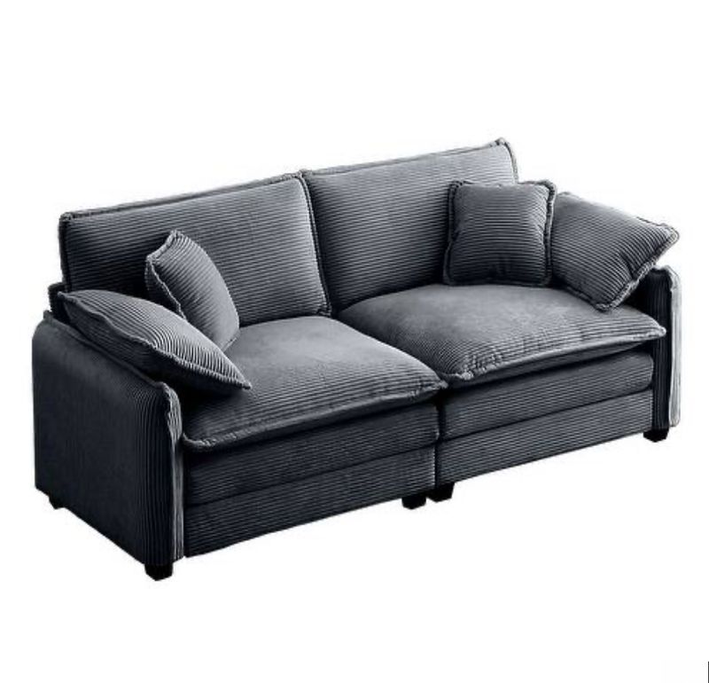2 seater sofa - gray