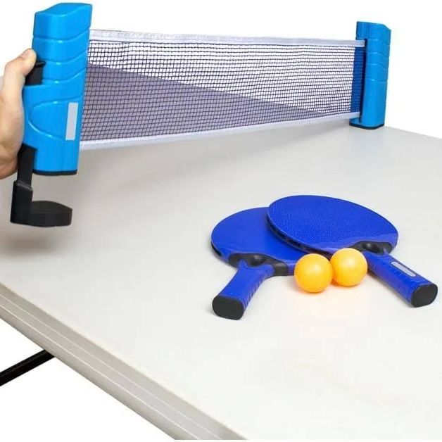 14BA: PORTABLE TABLE MOUNT PING PONG GAME SET