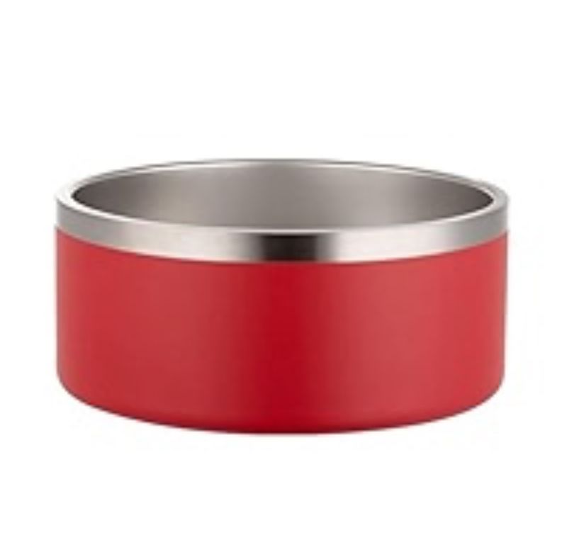 DW-700RD: SARGE REEDY 640Z DOUBLE-WALL PET BOWL - RED