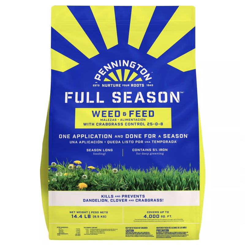 100550306: PENNINGTON 14.4LB FULL SEASON WEED &amp; FEED