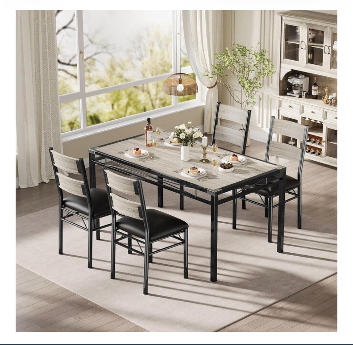Dining table with 4 chairs
