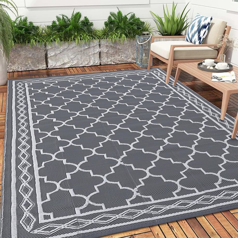Outdoor Grey 9×12 Rug