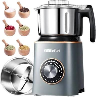 Upgraded Electric Spice Grinder, 800g Electric Grain Mill Grinder