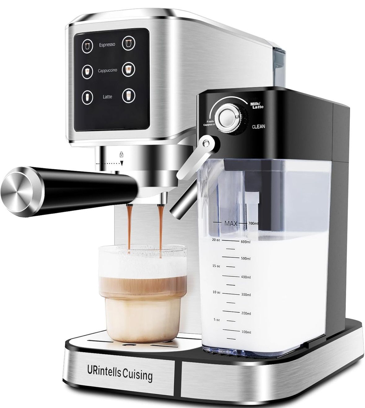 Espresso Machine 20 Bar, Touchscreen Espresso Maker