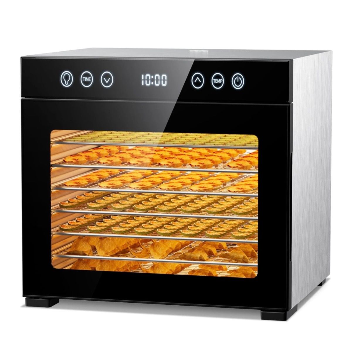 Food Dehydrator, Fruit Dryer Machine with Adjustable Timer &amp; Temperature