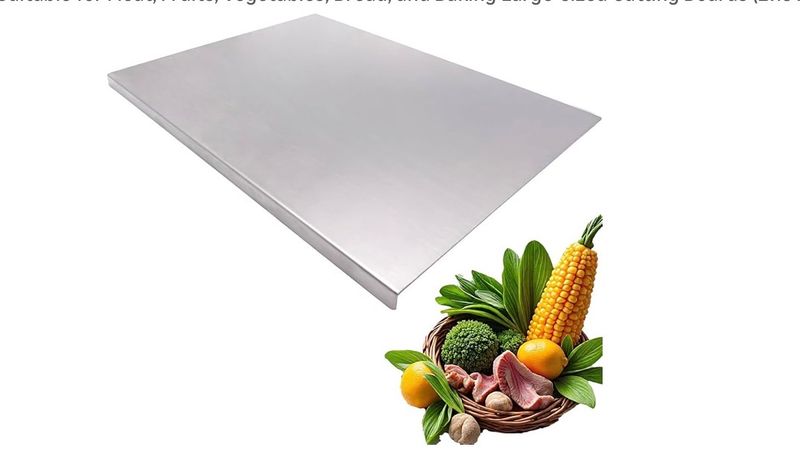 Stainless Steel Cutting Board  (15.7 * 27.5 * 0.06inch)