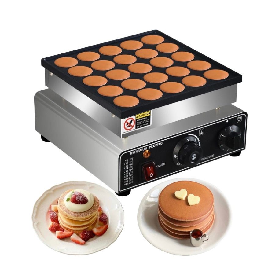 110V US Commercial 25PCS Mini Pancake Maker