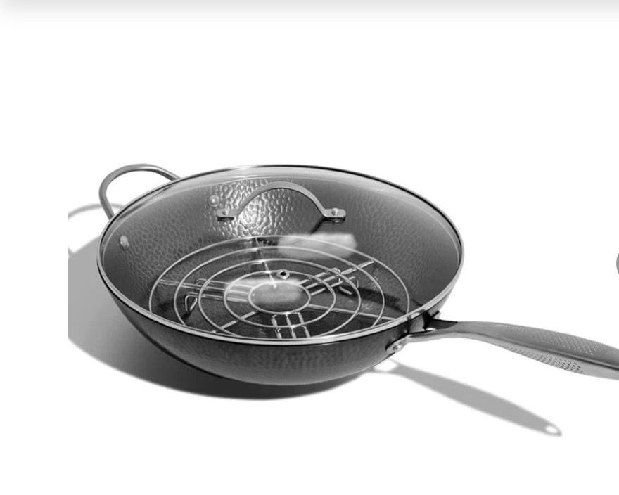3-Piece Set, 13-Inch Wok