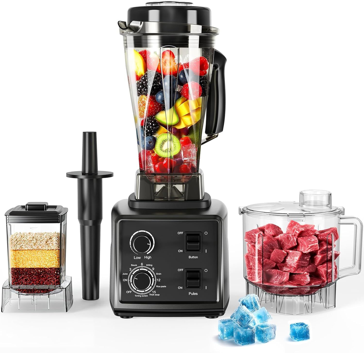 3-in-1 Blender and Food Processor Combo