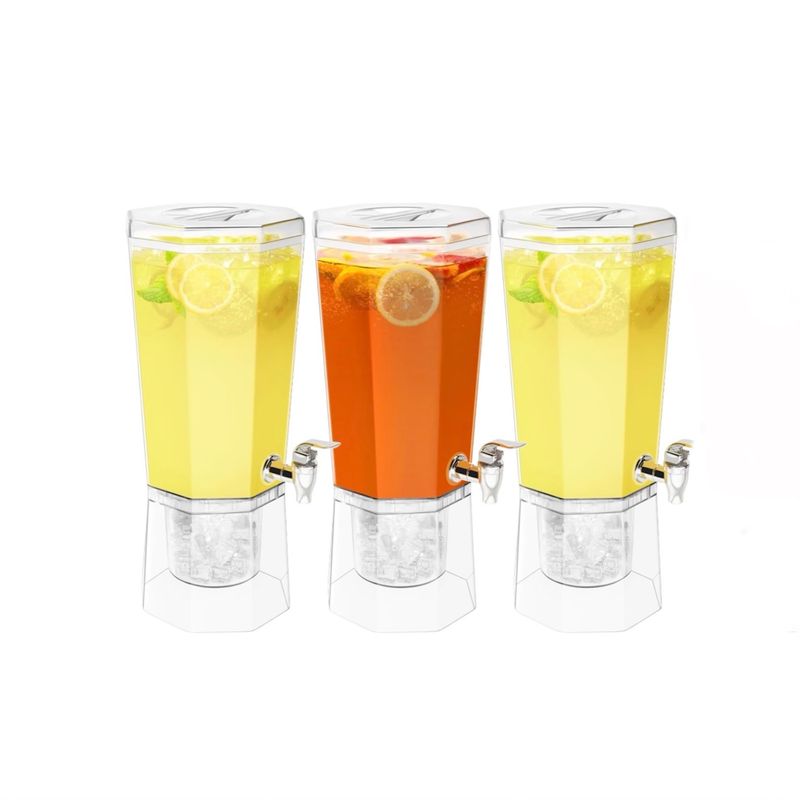 Lifewit 1 Gallon Drink Dispenser for Parties 3 Pcs, 4L