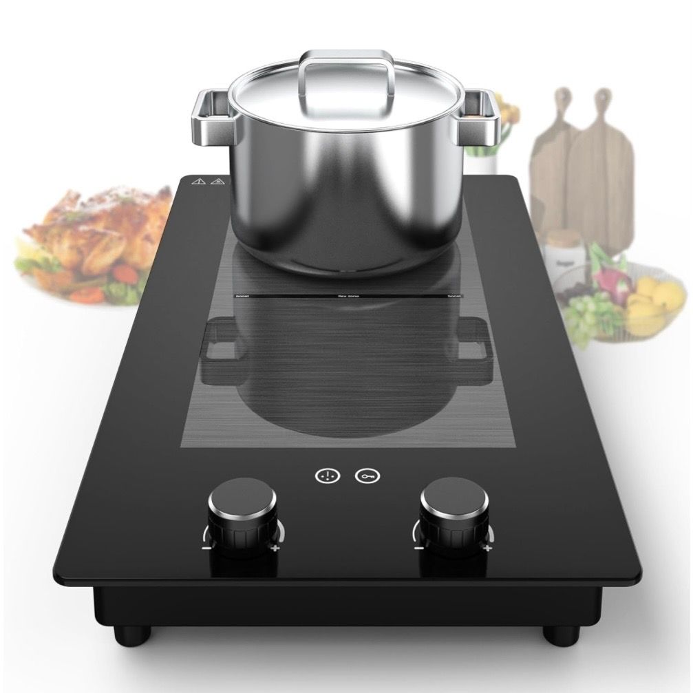 12 Inch 3000W Induction Stove Top 110V 2 Burner Hot Plate