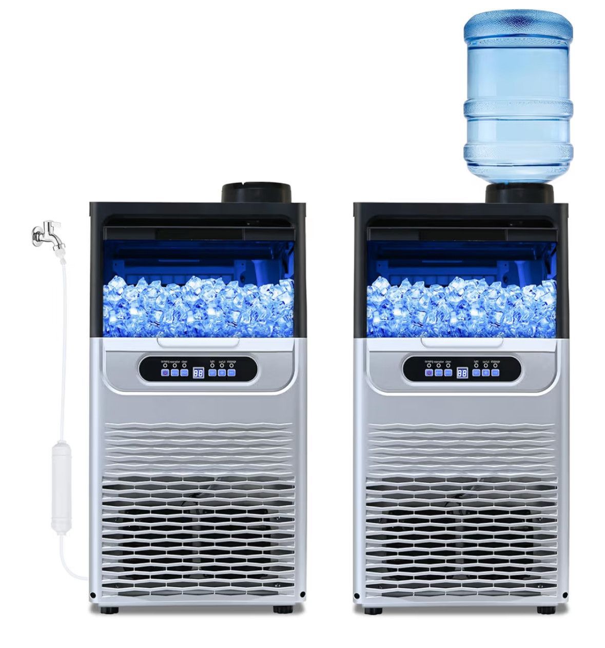 Commercial Ice Maker, 100lbs/24H Ice Maker Machine